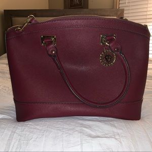 Purple/maroon Anne Klein purse/cross body!